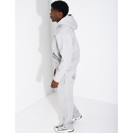 Set aus Hose und Kapuzenjacke mit Eiffelturm-Prägung