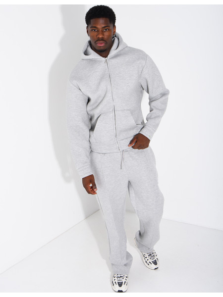Set aus Hose und Kapuzenjacke mit Eiffelturm-Prägung