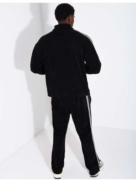 Ensemble côtelé pantalon et veste à bandes