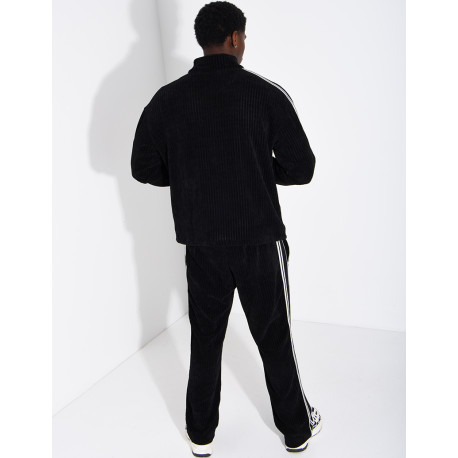 Ensemble côtelé pantalon et veste à bandes