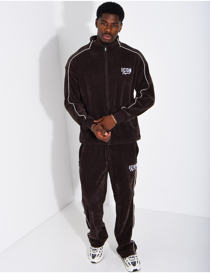 Ensemble côtelé "Icon" pantalon et veste