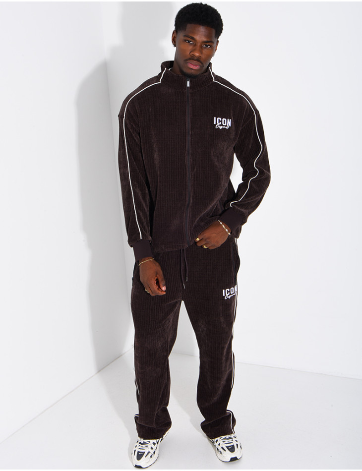 Ensemble côtelé "Icon" pantalon et veste