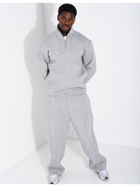 Ensemble en néoprène pantalon et sweat col à fermeture éclaire