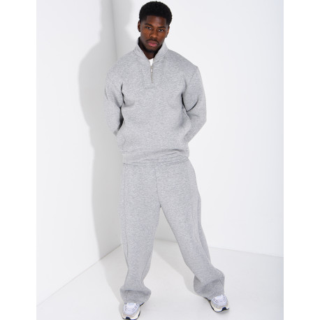 Ensemble en néoprène pantalon et sweat col à fermeture éclaire