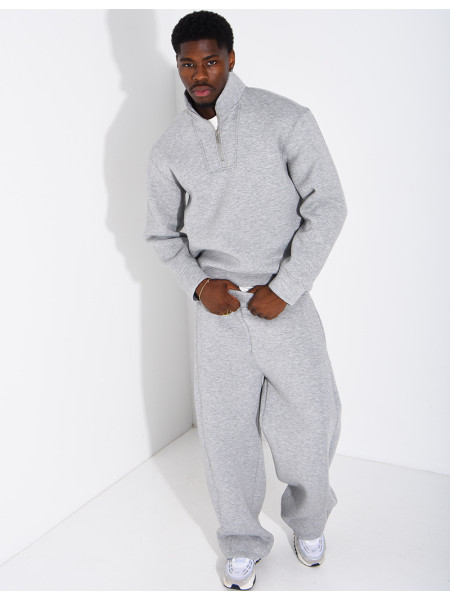 Ensemble en néoprène pantalon et sweat col à fermeture éclaire