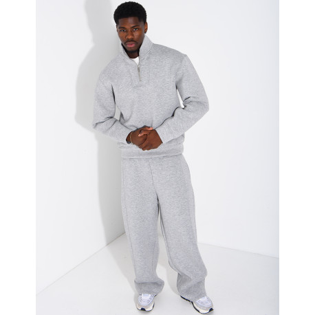 Ensemble en néoprène pantalon et sweat col à fermeture éclaire