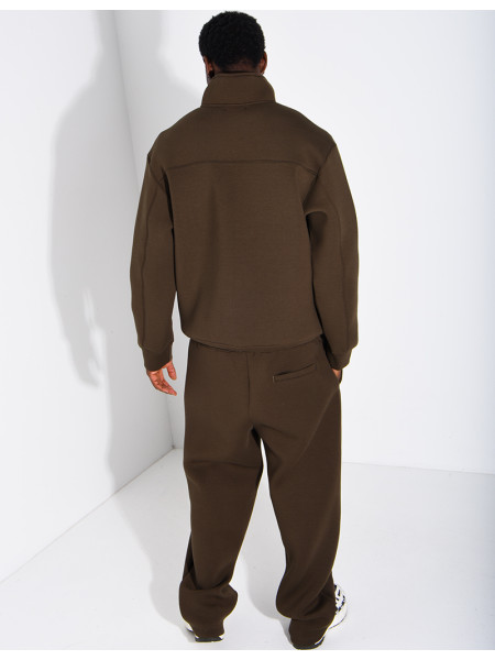 Ensemble en néoprène pantalon et sweat col à fermeture éclaire