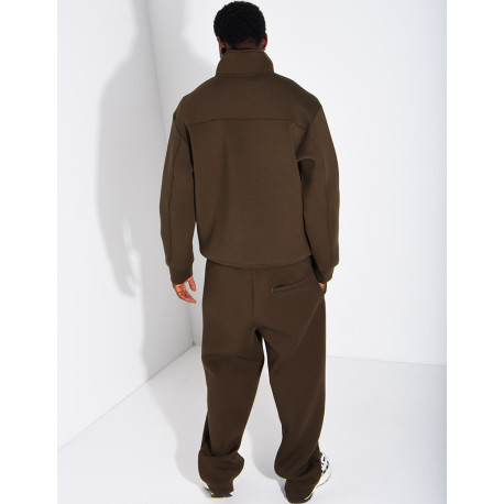 Ensemble en néoprène pantalon et sweat col à fermeture éclaire