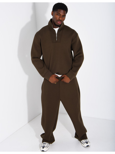 Ensemble en néoprène pantalon et sweat col à fermeture éclaire
