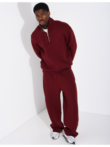 Ensemble en néoprène pantalon et sweat col à fermeture éclaire