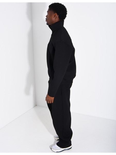 Ensemble en néoprène pantalon et sweat col à fermeture éclaire