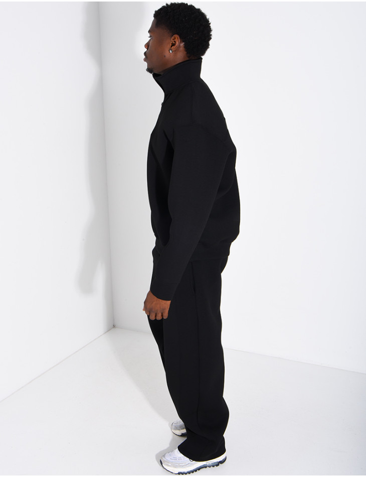 Ensemble en néoprène pantalon et sweat col à fermeture éclaire
