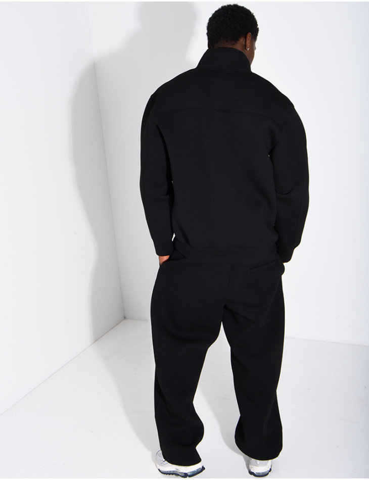 Ensemble en néoprène pantalon et sweat col à fermeture éclaire