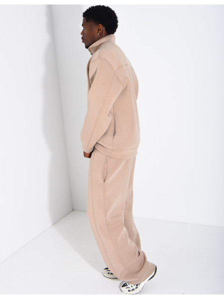 Ensemble en néoprène pantalon et sweat col à fermeture éclaire