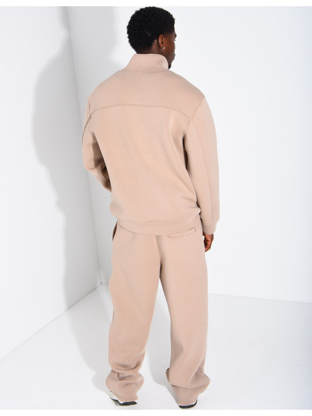 Ensemble en néoprène pantalon et sweat col à fermeture éclaire