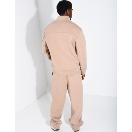 Ensemble en néoprène pantalon et sweat col à fermeture éclaire