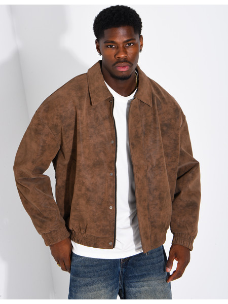 Veste en suédine