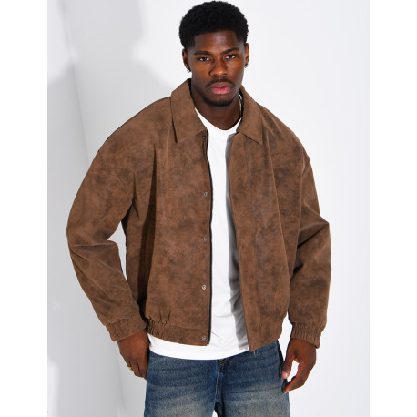 Veste en suédine