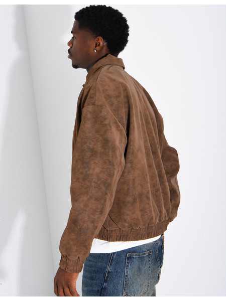 Veste en suédine
