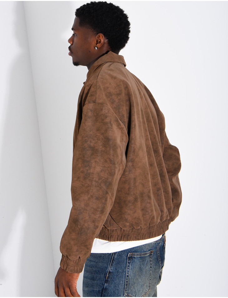 Veste en suédine