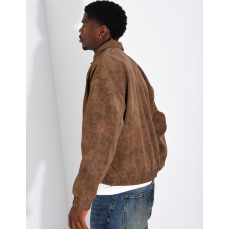 Veste en suédine