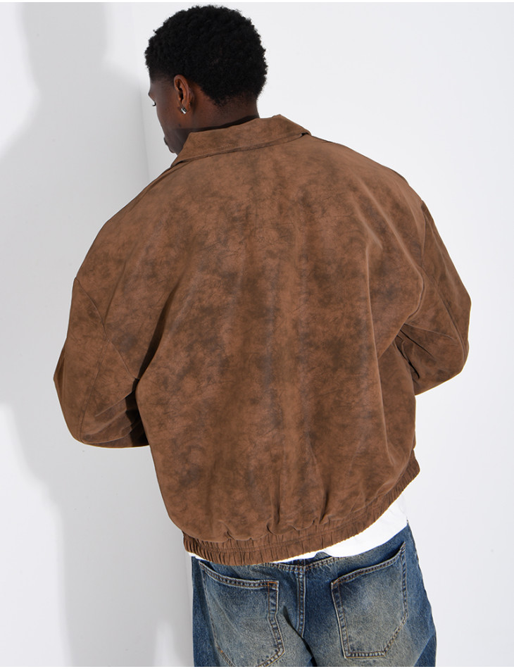 Veste en suédine