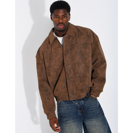 Veste en suédine
