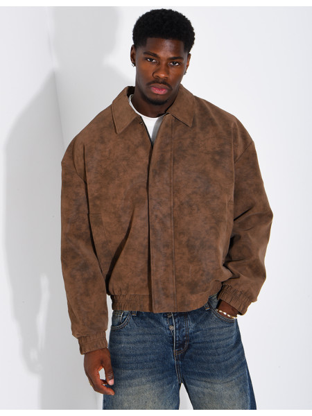 Veste en suédine