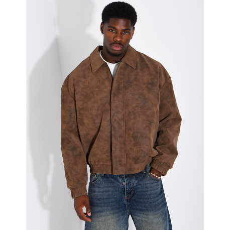 Veste en suédine