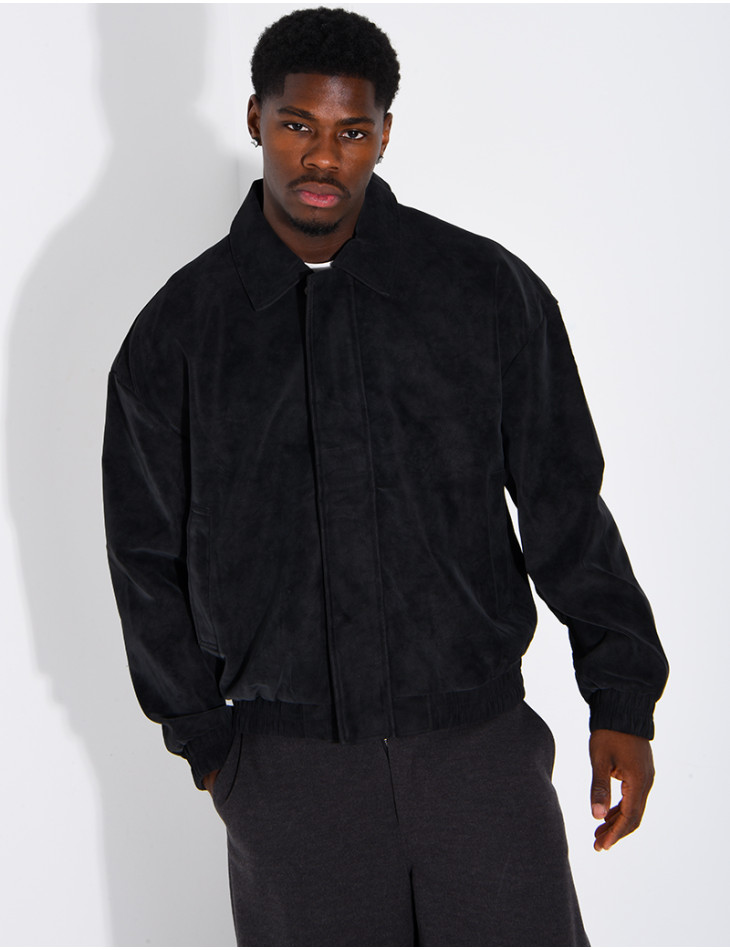 Veste en suédine