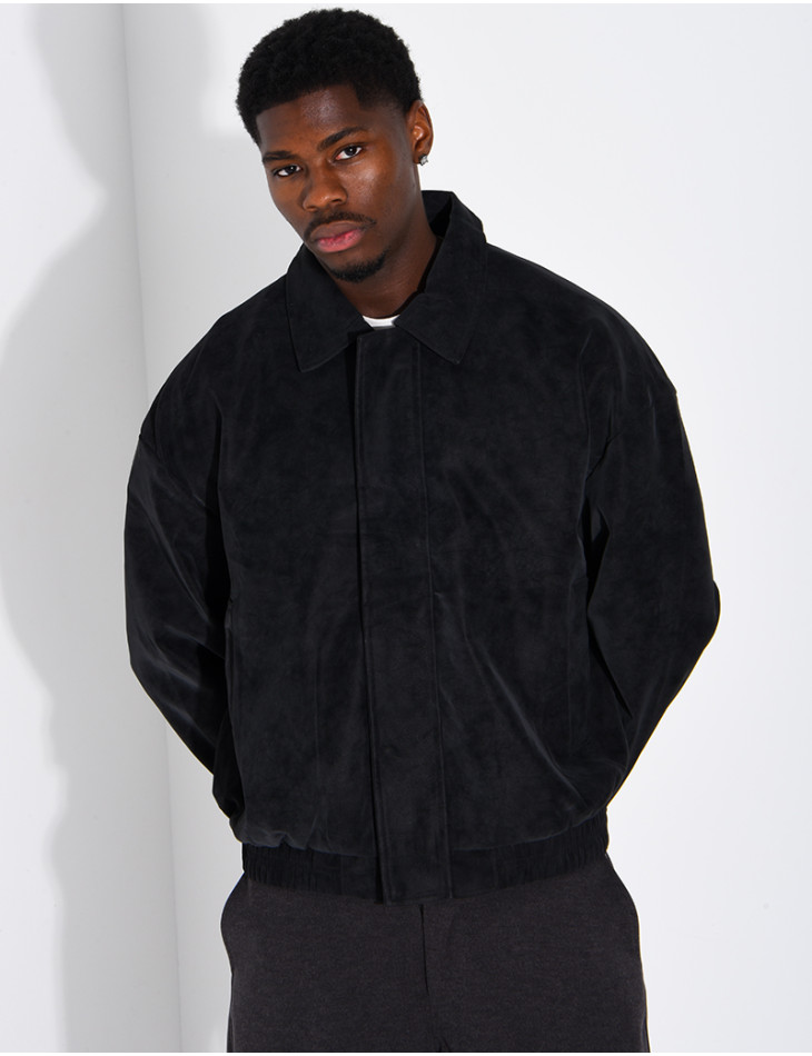 Veste en suédine