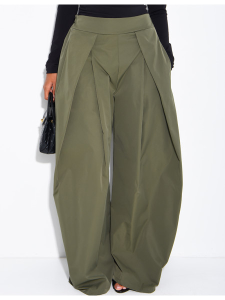 Pantalon large à pinces