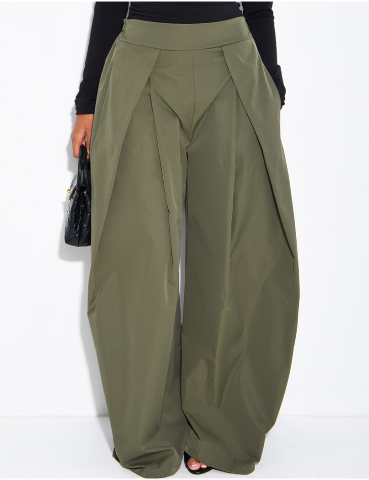 Pantalon large à pinces