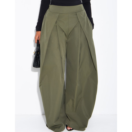 Pantalon large à pinces