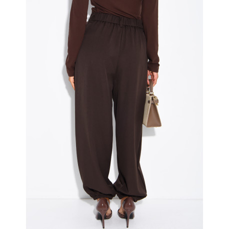 Pantalon de tailleur coupe ballon