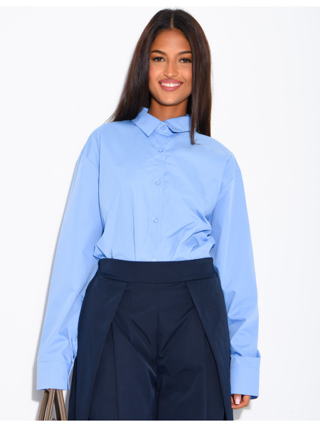 Chemise basique en coton