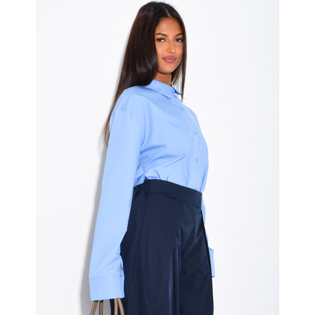 Chemise basique en coton