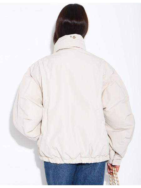 Doudoune oversize col montant