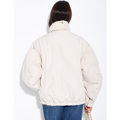 Doudoune oversize col montant