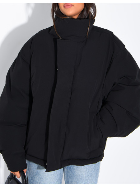 Doudoune oversize col montant