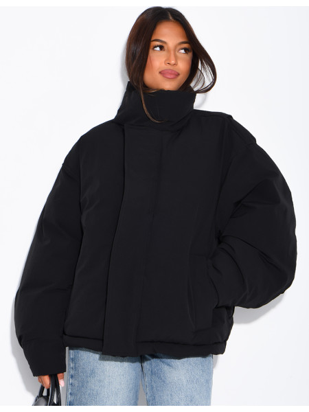Doudoune oversize col montant