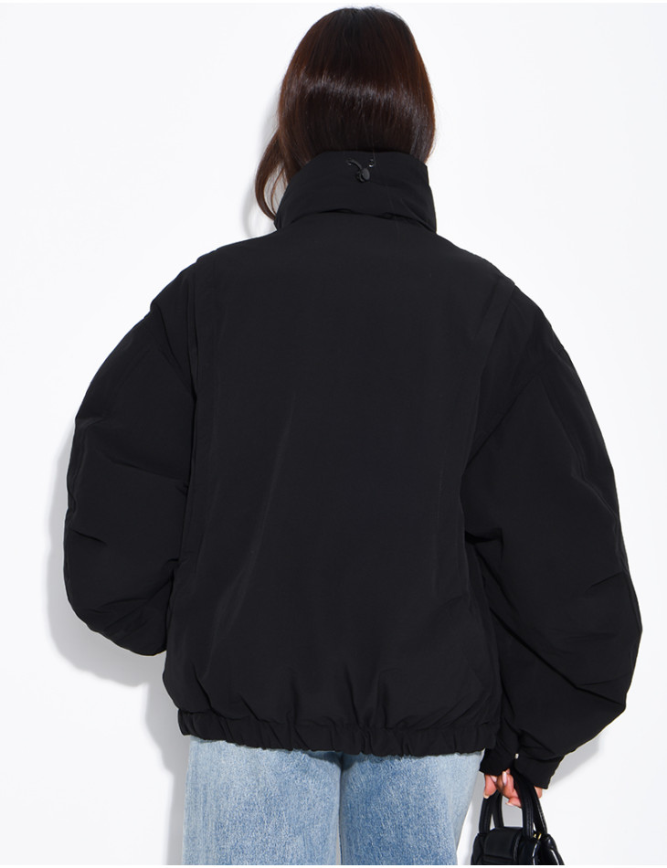 Doudoune oversize col montant