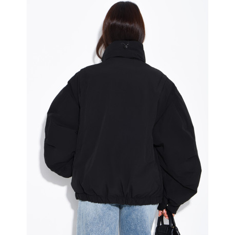 Doudoune oversize col montant