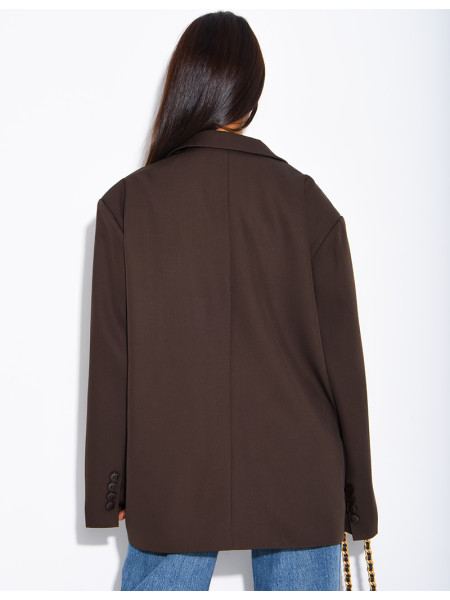Oversized boyfriend-style blazer