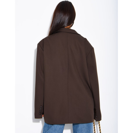 Oversized boyfriend-style blazer