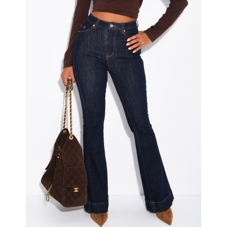 Raw-Flare-Jeans