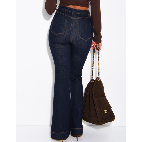 Raw-Flare-Jeans