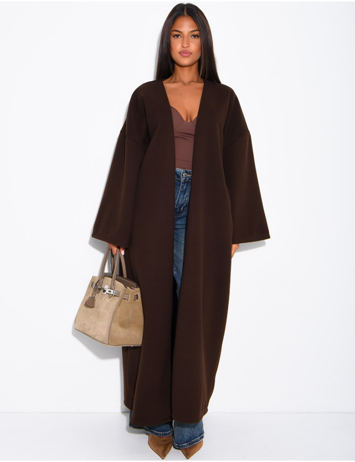 Kimono long et épais en feutrine