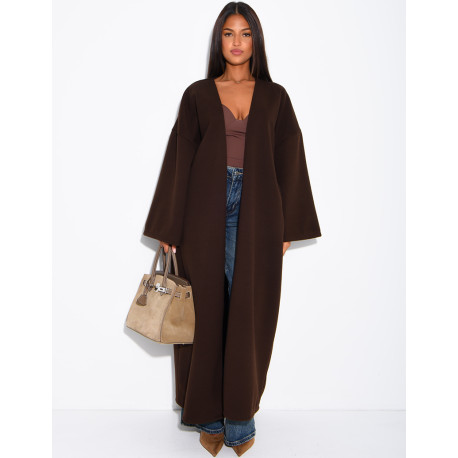 Kimono long et épais en feutrine