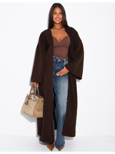 Kimono long et épais en feutrine